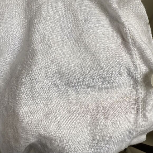 Tommy Bahama 100% Linen Long Sleeve White USA American Flag 1993 Shirt Mens 3XL - Picture 8 of 10